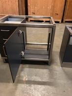 Mooi horeca RVS onderstellen met deurtjes en lades bieden, Ophalen, Gebruikt, 100 tot 150 cm, Wilnic