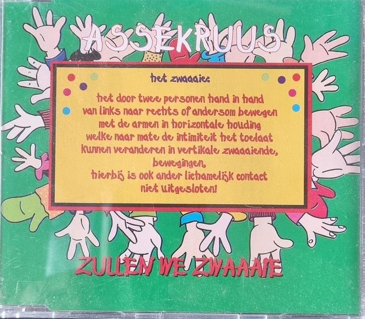 cd-maxi van Assekruus - Zullen we Zwaaie, Cd's en Dvd's, Cd Singles, Zo goed als nieuw, Pop, 6 singles of meer, Verzenden