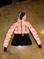 Nikkie Roze/Zwarte ski jas, Ophalen of Verzenden, Zo goed als nieuw, Nikkie, Roze