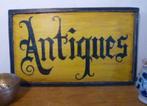 Handgeschilderd houten reclamebord/Antiques/antiek/reclame, Verzamelen, Ophalen of Verzenden, Zo goed als nieuw, Reclamebord