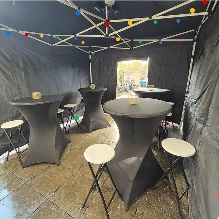Partytent huren Apeldoorn, Tuin en Terras, Partytenten, Zo goed als nieuw, 5 tot 8 meter, Opvouwbaar, Ophalen of Verzenden