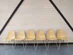 6x Herman Miller eetkamerstoel DSX stoel Eames, Huis en Inrichting, Stoelen, Ophalen, Overige kleuren, ., Mid century modern jaren 50 60