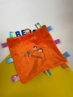 1028 funnies knuffellap lap oranje Accrete, Ophalen of Verzenden, Zo goed als nieuw, Overige typen