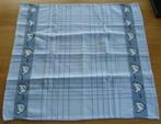 Vintage theedoek - Kippen / nr.49, Huis en Inrichting, Keuken | Textiel, Ophalen of Verzenden, Zo goed als nieuw, Blauw, Theedoek of Handdoek