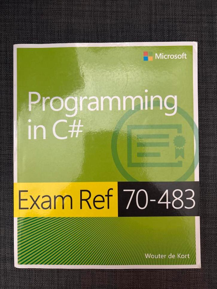 Programming in C# Exam Ref 70-483 - Microsoft, Boeken, Informatica en Computer, Zo goed als nieuw, Programmeertaal of Theorie