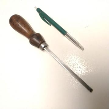 Oude smalle steekbeitel, beitel vab JNY Nooitgedagt  6mm beschikbaar voor biedingen