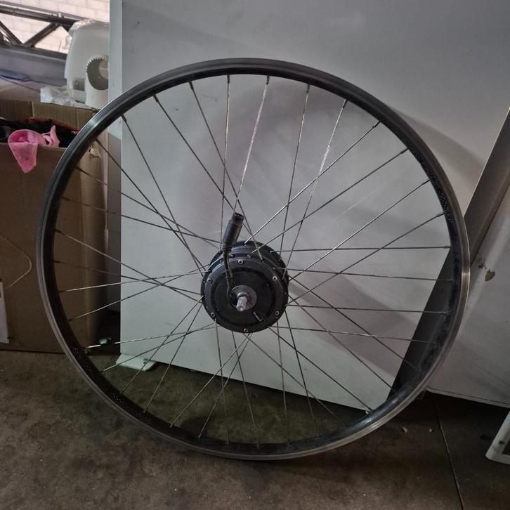 Partij wielmotoren (voorwiel & achterwiel), Fietsen en Brommers, Fietsaccessoires | Overige Fietsaccessoires, Gebruikt, Ophalen