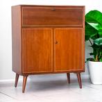 Vintage dressoir | wandkast | klepkast | mid century design, Ophalen, 100 tot 150 cm, Teakhout, Minder dan 150 cm