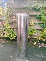 RVS Dubbelwandig Rookkanaal - lengte 100cm diameter 24cm, Doe-het-zelf en Verbouw, Verwarming en Radiatoren, Ophalen, 60 tot 150 cm