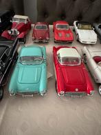 1:24 FRANKLIN MINT 1956 CHEVROLET CORVETTE  LICHTBLAUW, Ophalen of Verzenden, Zo goed als nieuw