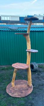 Krabpaal natuurhout 2 meter hoog, Dieren en Toebehoren, Krabmeubelen, Ophalen, Zo goed als nieuw, Krabpaal