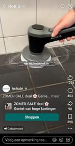 Elektrische Schoonmaakborstel - Gemakkelijk Schoonmaken!, Ophalen of Verzenden, Bezem of Borstel