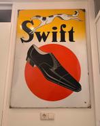 Emaille reclamebord Swift schoenen Nijmegen reclame bord, Ophalen, Zo goed als nieuw, Reclamebord