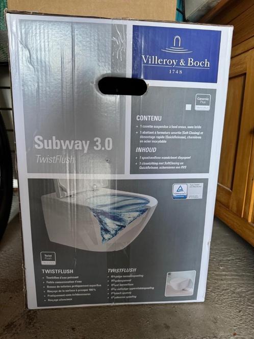 Toilet opstelling Villeroy & Boch Twist flush, Doe-het-zelf en Verbouw, Sanitair, Nieuw, Toilet, Ophalen