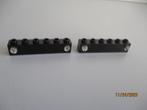 2 TREIN LEGO 12 volt ZWARTE LICHTBALKEN in perfecte staat!!!, Ophalen of Verzenden, Gebruikt, Complete set, Lego