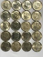 20x halve dollar 1964 UNC/AU 250g zilver 0.900 junk silver, Postzegels en Munten, Munten | Amerika, Ophalen of Verzenden, Noord-Amerika