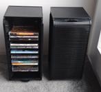 Cd rek 2 stuks. 20 cd's per rek, Kunststof, Minder dan 25 discs, Ophalen of Verzenden, Zo goed als nieuw
