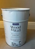 2 Blikken Gamma Wonderful White Muurverf Extra Mat, Doe-het-zelf en Verbouw, Verf, Beits en Lak, Ophalen, 5 tot 10 liter, Wit