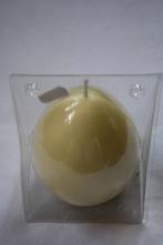 4 pakjes a 1 st. Molca kaars eieren creme diam.10cm hg. 13cm, Overige materialen, Nieuw, Ophalen of Verzenden, Crème
