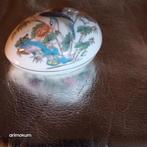 Wedgwood Porseleinen Ei met Vogel en Bloemen, Antiek en Kunst, Ophalen of Verzenden