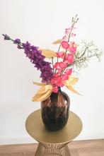 Cheetah panter vaas boeket kunstbloemen bloemen panterprint, Huis en Inrichting, Woonaccessoires | Vazen, Overige kleuren, 50 tot 75 cm