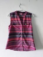 🌟 Hip & Chic – Hipster Korte Mouwen Blouse, Ophalen of Verzenden, Zo goed als nieuw