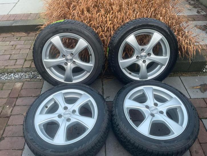 Sportvelgen met Winterbanden Mini 195/55R16, Auto diversen, Overige Auto diversen, Ophalen