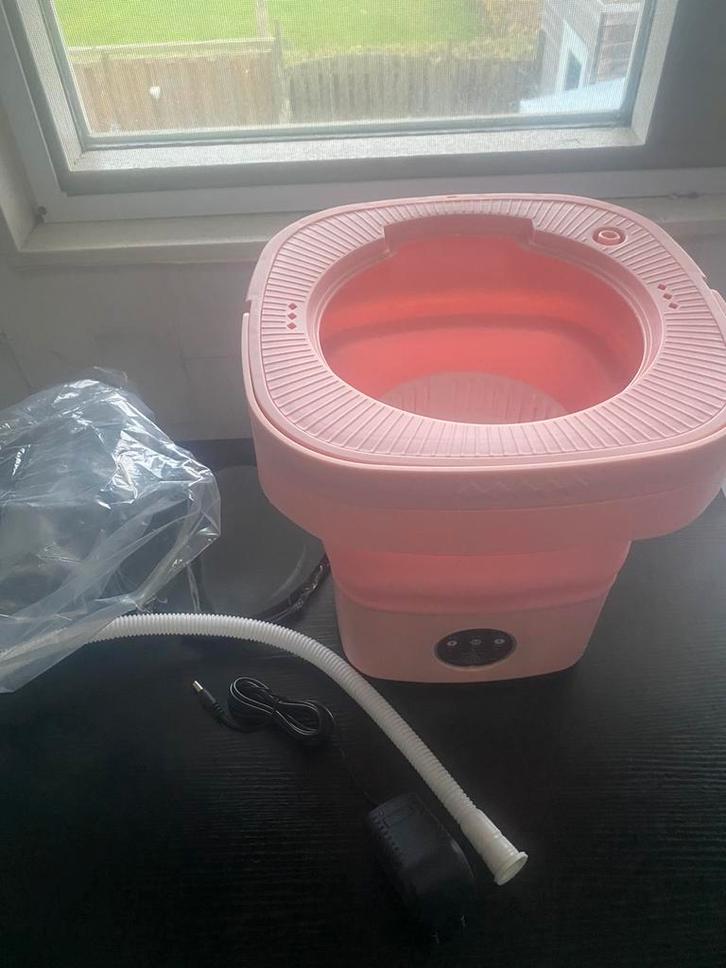 Roze wasmachine, Witgoed en Apparatuur, Wasmachines, Nieuw, Minder dan 4 kg, Minder dan 85 cm, Minder dan 1200 toeren, Energieklasse A of zuiniger