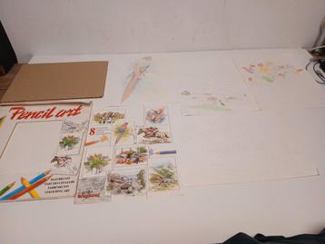 Bruynzeel pencil art kleurplaten beschikbaar voor biedingen