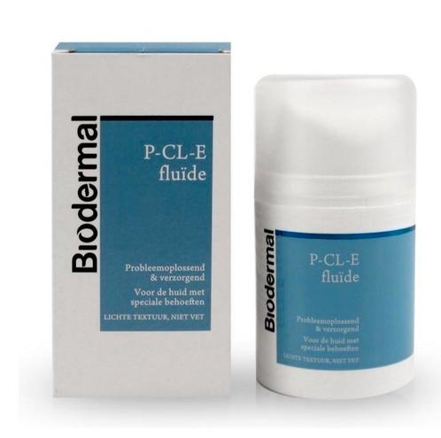 Biodermal P-CL-E fluide 50 ml, Sieraden, Tassen en Uiterlijk, Uiterlijk | Gezichtsverzorging, Nieuw, Verzorging, Ophalen of Verzenden