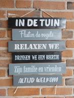 Unieke houten tekstladders naar uw idee dialect handgemaakt, Info@rwhoutidee.nl, Nieuw, Ophalen of Verzenden, RW Houtidee