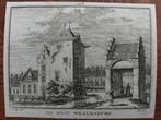 228 / Huis Waalenburg in Langbroek Gravure uit de 18e eeuw, Ophalen of Verzenden