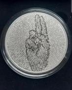 Koningspenning 2014 Zilver Proof in cassette, Ophalen
