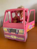 Barbie met kind en camper, Ophalen of Verzenden, Gebruikt, Barbie