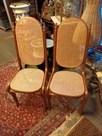 2 Thonet Stijl Stoelen met Rotan Zitting, Huis en Inrichting, Stoelen, Ophalen of Verzenden