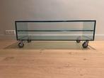 Tonelli Design Comò Basso – Glazen TV-meubel, Ophalen, 100 tot 150 cm, Minder dan 100 cm, 25 tot 50 cm