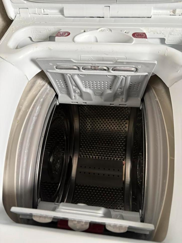 Aeg bovenlader, Witgoed en Apparatuur, Wasmachines, Gebruikt, Bovenlader, 4 tot 6 kg, 85 tot 90 cm, 1200 tot 1600 toeren, Ophalen