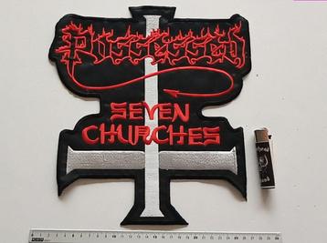 Possessed erg mooie shaped embroidered backpatch 28 x 30 cm  beschikbaar voor biedingen