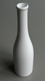 vaas vaasje flesvaasje fles wit nieuw, Wit, Aardewerk of Porselein, Nieuw, Ophalen of Verzenden