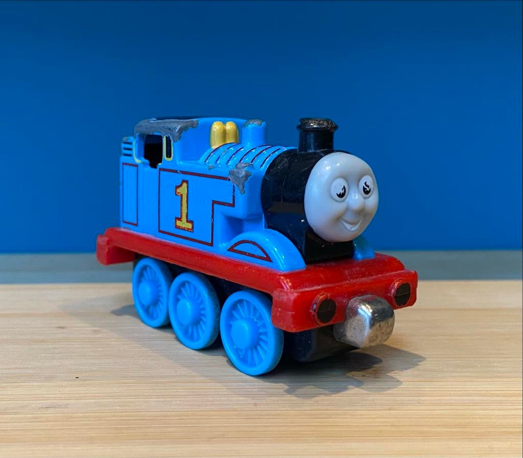 Thomas de Trein - Metalen Treintje Thomas (2002), Ophalen of Verzenden, Gebruikt