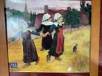 Poster Gauguin, tafereel meisjes met hondje, Rechthoekig Liggend, Nieuw, Ophalen of Verzenden, A1 t/m A3