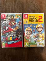 Mario Odyssey en Super Mario Maker 2 Nintendo Switch Games, Spelcomputers en Games, Avontuur en Actie, Online, Ophalen of Verzenden