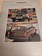 6 cilinders Volvo 240 folder Nederlands izgst óók 240 Estate, Ophalen of Verzenden, Zo goed als nieuw, Volvo