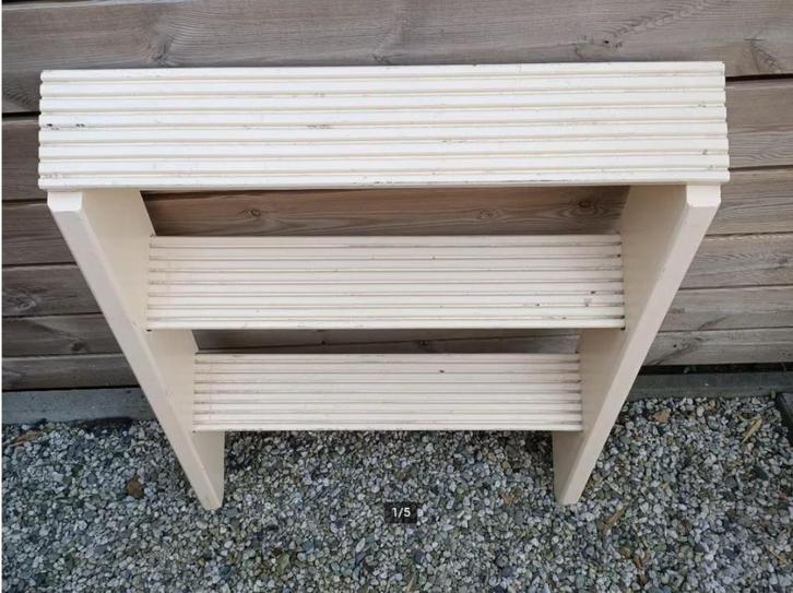 Houten trapje - Keldertrap - Opstap, Doe-het-zelf en Verbouw, Ladders en Trappen, Gebruikt, Trap, Minder dan 2 meter, Ophalen