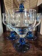 4 Bormioli Rocco Minorca ijscoupes / dessertglazen, Ophalen of Verzenden, Zo goed als nieuw, Overige stijlen