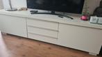 Televisie TV kast wit hoogglans  1.80m, Ophalen, 150 tot 200 cm, Zo goed als nieuw, Minder dan 100 cm