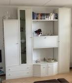 Hülsta Wit Essen Wandmeubel, Ophalen, Gebruikt, 200 cm of meer, Met deur(en)