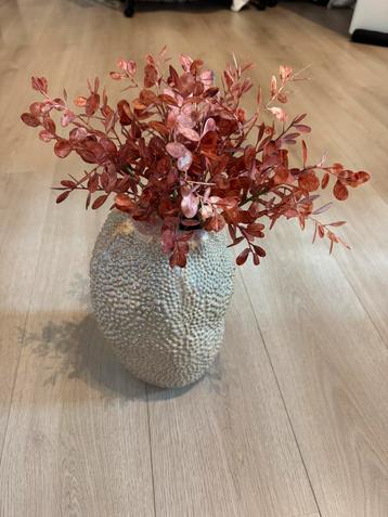 Unieke vaas - design - beige/goud/roze beschikbaar voor biedingen