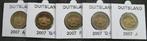 Duitsland, 2007 Mecklenburg Vorpommern, cpl set UNC, Ophalen of Verzenden, Duitsland, 2 euro, Setje