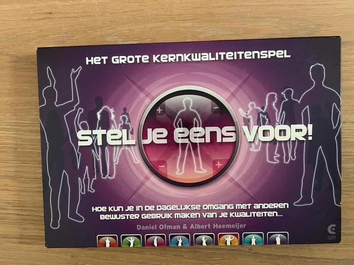 Kernkwaliteiten spel, Hobby en Vrije tijd, Gezelschapsspellen | Bordspellen, Gebruikt, Drie of vier spelers, Ophalen of Verzenden